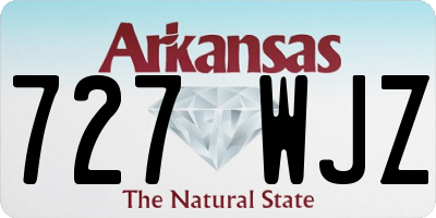 AR license plate 727WJZ