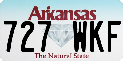 AR license plate 727WKF