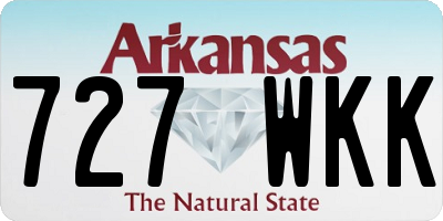 AR license plate 727WKK