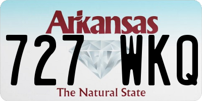 AR license plate 727WKQ