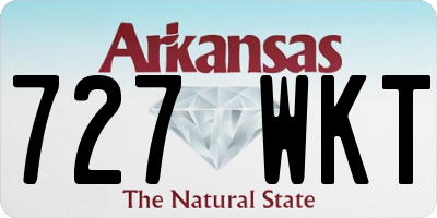 AR license plate 727WKT