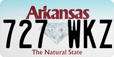 AR license plate 727WKZ