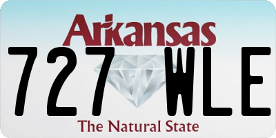 AR license plate 727WLE