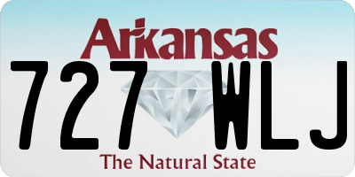 AR license plate 727WLJ