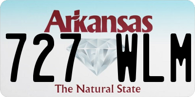 AR license plate 727WLM
