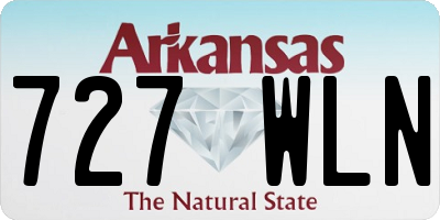 AR license plate 727WLN
