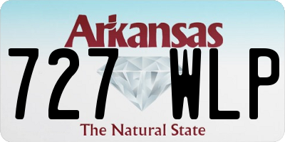 AR license plate 727WLP