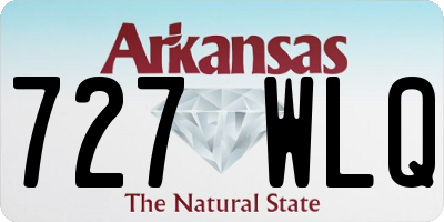 AR license plate 727WLQ