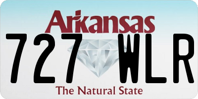 AR license plate 727WLR