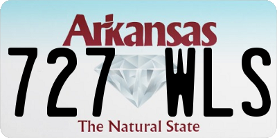 AR license plate 727WLS