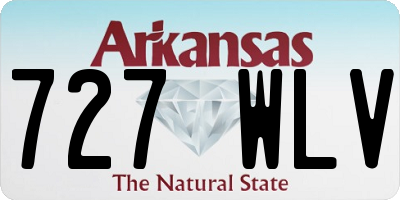 AR license plate 727WLV
