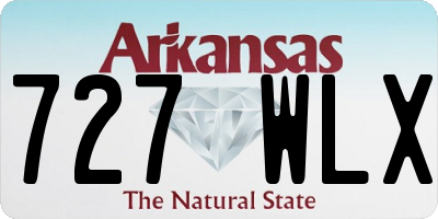 AR license plate 727WLX