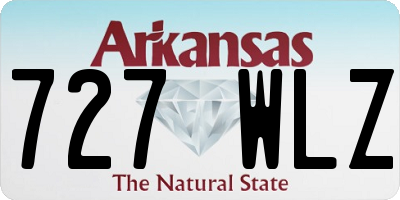 AR license plate 727WLZ