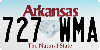 AR license plate 727WMA