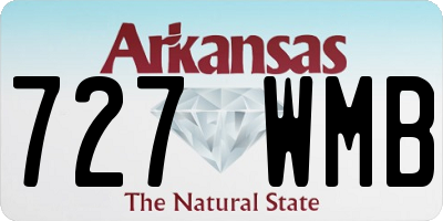 AR license plate 727WMB