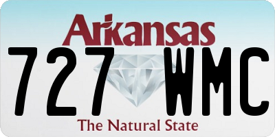 AR license plate 727WMC