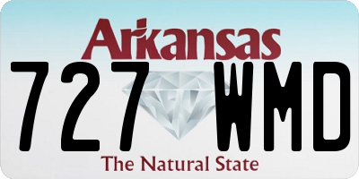 AR license plate 727WMD