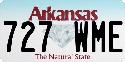 AR license plate 727WME