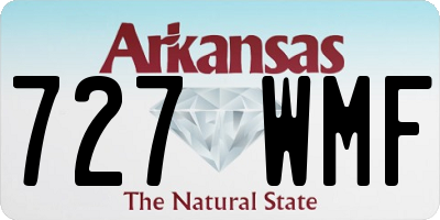 AR license plate 727WMF