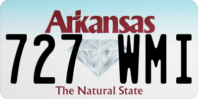 AR license plate 727WMI