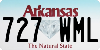 AR license plate 727WML