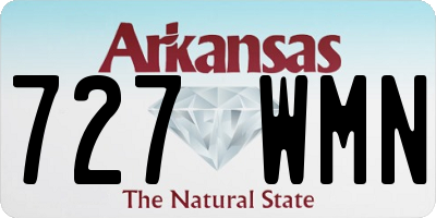 AR license plate 727WMN