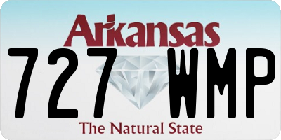 AR license plate 727WMP