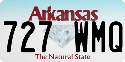 AR license plate 727WMQ