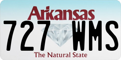 AR license plate 727WMS