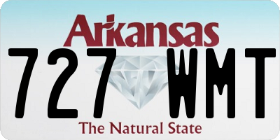 AR license plate 727WMT