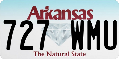 AR license plate 727WMU