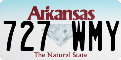 AR license plate 727WMY