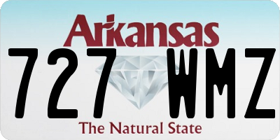 AR license plate 727WMZ