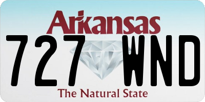 AR license plate 727WND