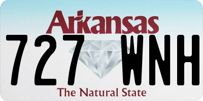 AR license plate 727WNH