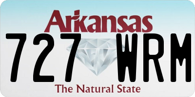 AR license plate 727WRM