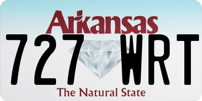 AR license plate 727WRT