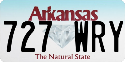AR license plate 727WRY