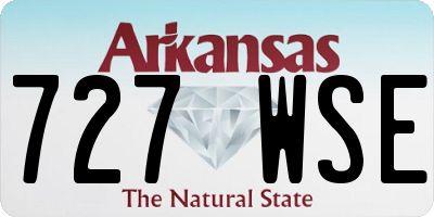 AR license plate 727WSE