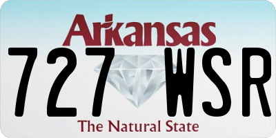 AR license plate 727WSR