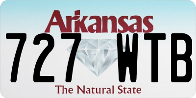 AR license plate 727WTB