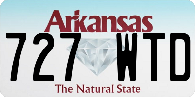 AR license plate 727WTD