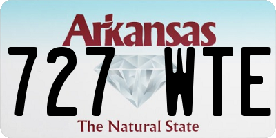 AR license plate 727WTE