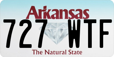 AR license plate 727WTF