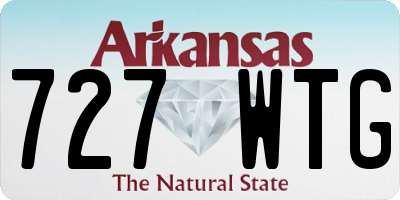AR license plate 727WTG
