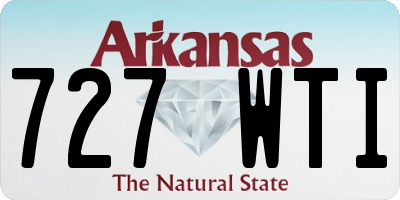 AR license plate 727WTI