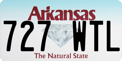 AR license plate 727WTL