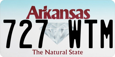 AR license plate 727WTM