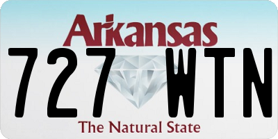 AR license plate 727WTN