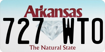 AR license plate 727WTO